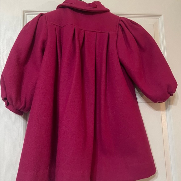 Rothschild Girl’s Winter Fuchsia Coat - Picture 2 of 7
